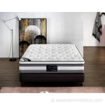 Queendom Luxury Memory Foam Pocket Spring Spring Colchão